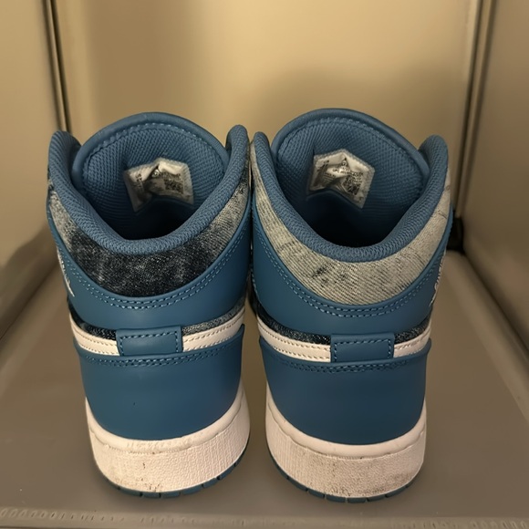 JORDAN 1 MID PS "WASHED DENIM" - Picture 3 of 7